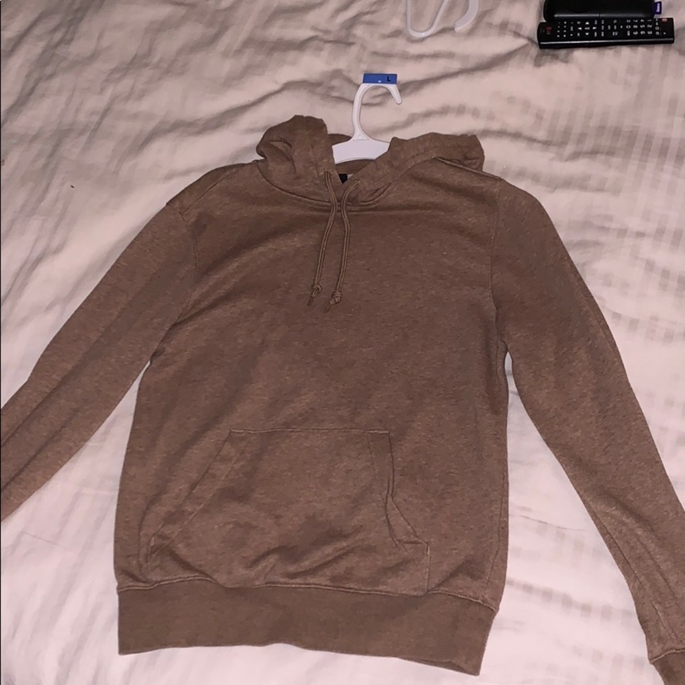 H&M tan regular fit hoodie